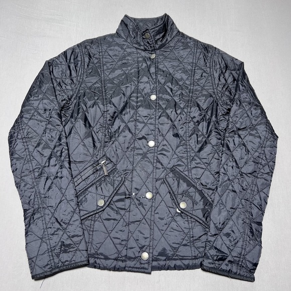 Barbour Jackets & Blazers - Barbour Chelsea Quilt‎ Lightweight Flyweight Jacket Womens US 4 UK 8 Black